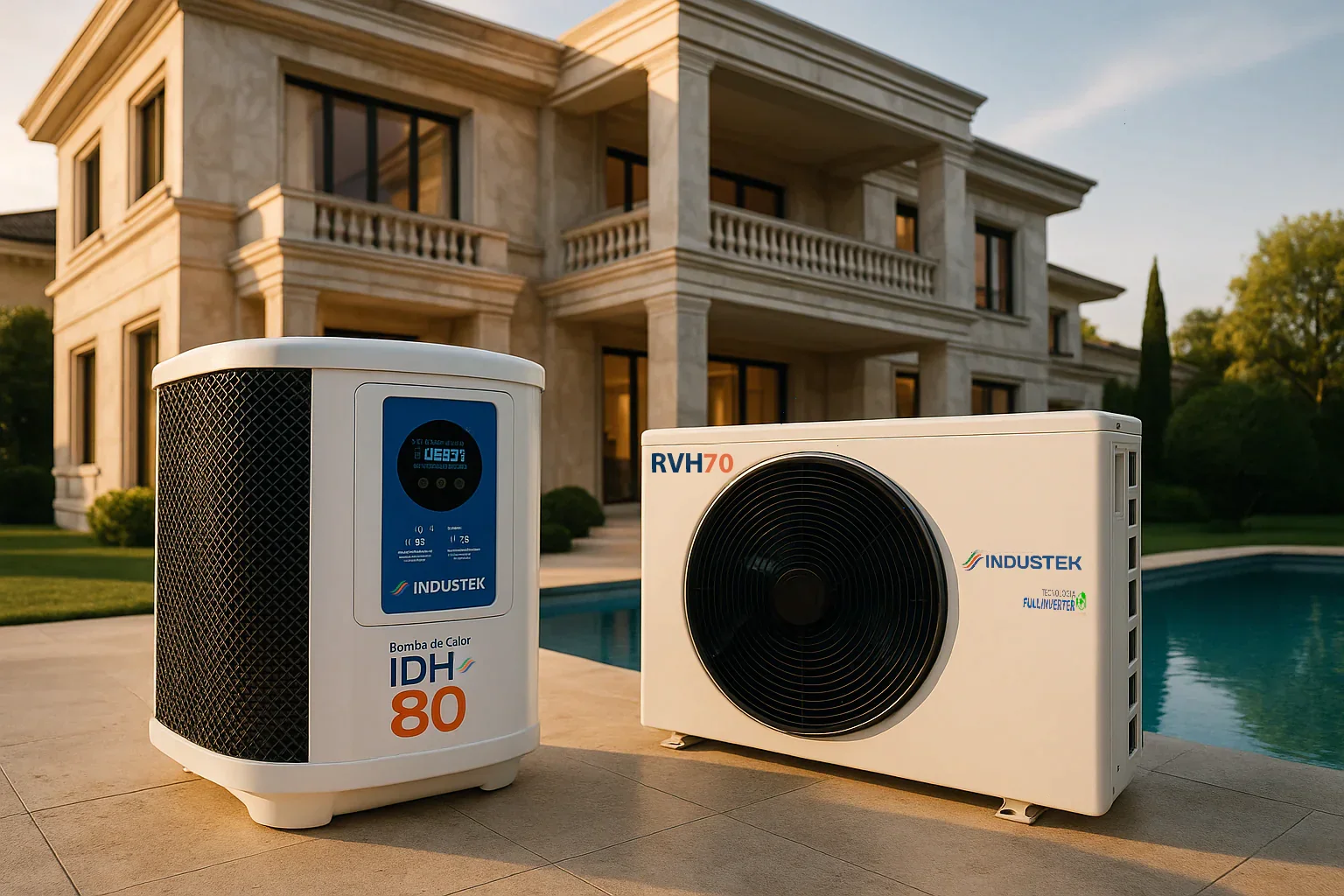 Bomba de Calor Banho Industek no RJ | Aquecimento Eficiente de Água | Energrid Engenharia